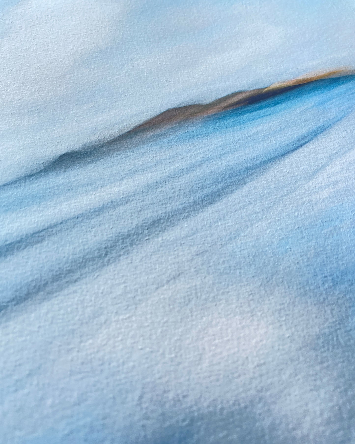 calming blue ocean wall art