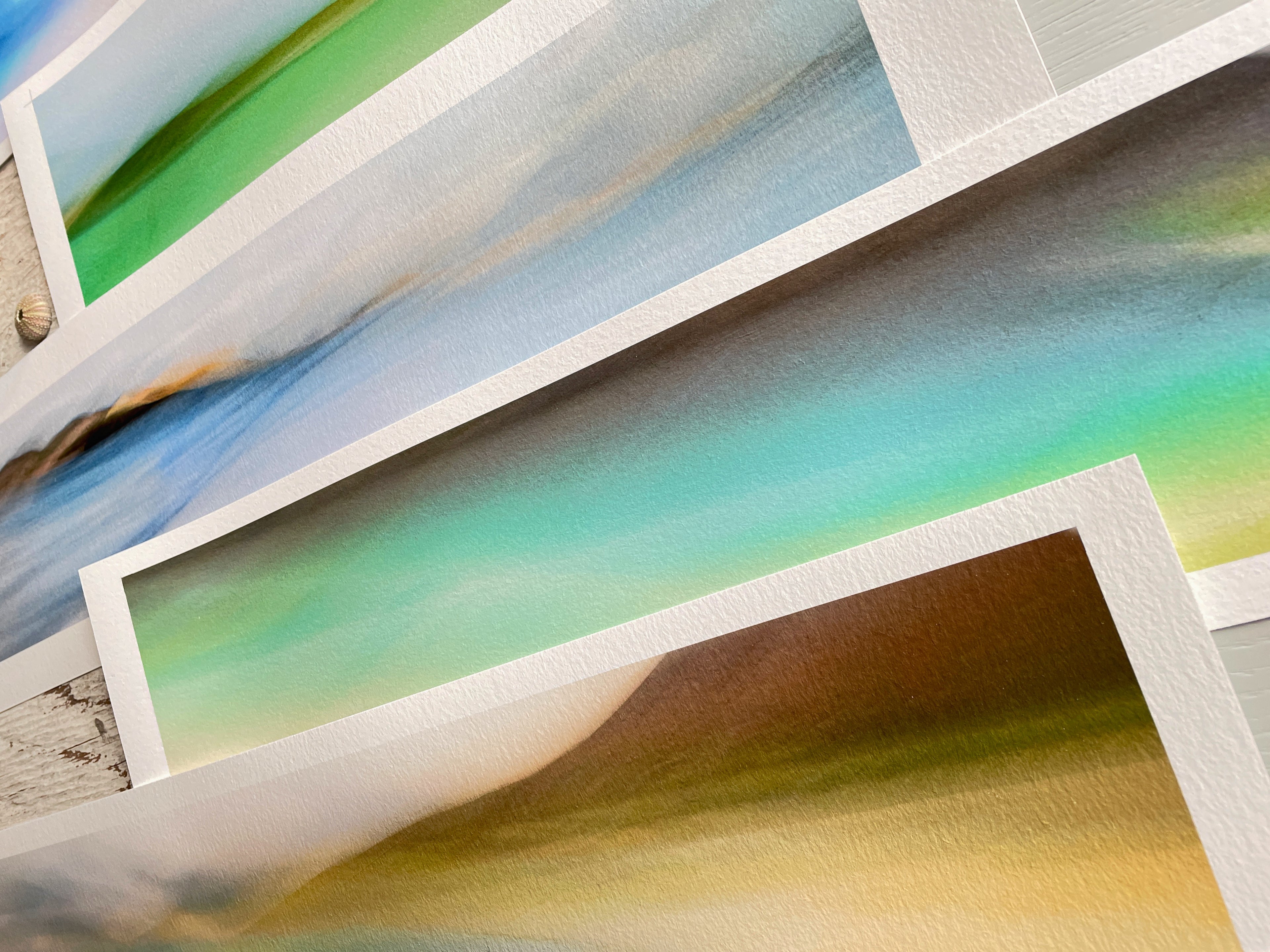 invigorate your space with colourful seascape absract art
