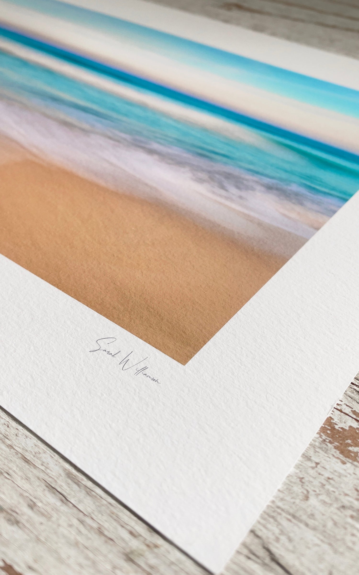 calming artwork waves beach cornwall